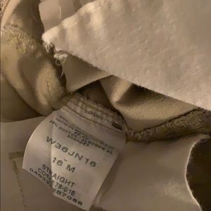 Lee Riders straight leg khakis. Size 16